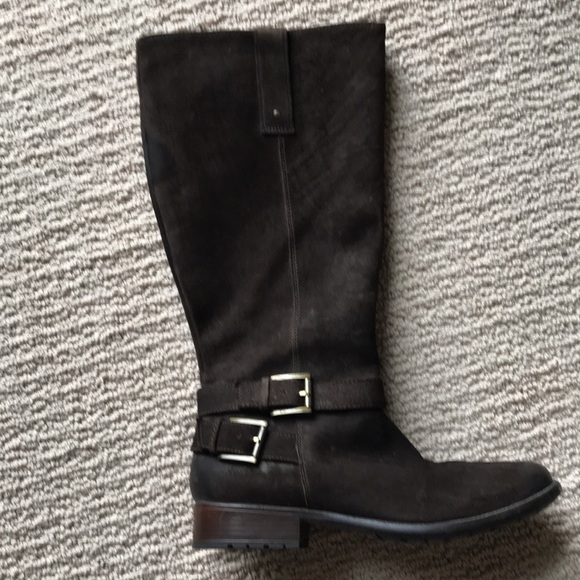 Clark’s Brown Suede Zip Boots 9.5 - Picture 2 of 13